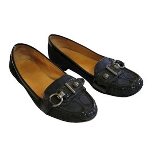 COACH Black Shoes Flat Loafer Size 8.5